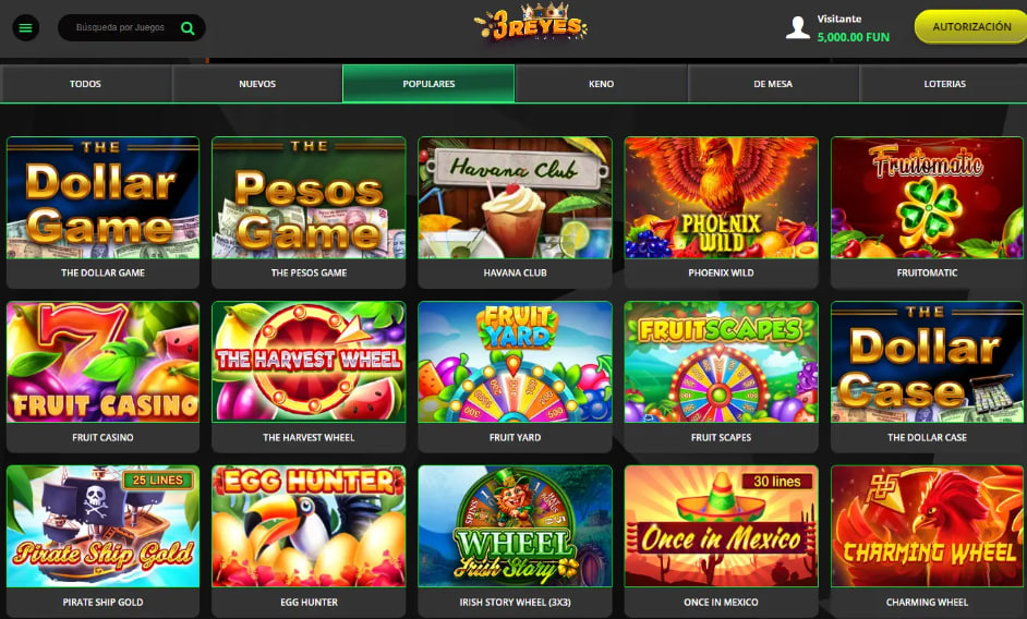 3 reyes casino Reseña