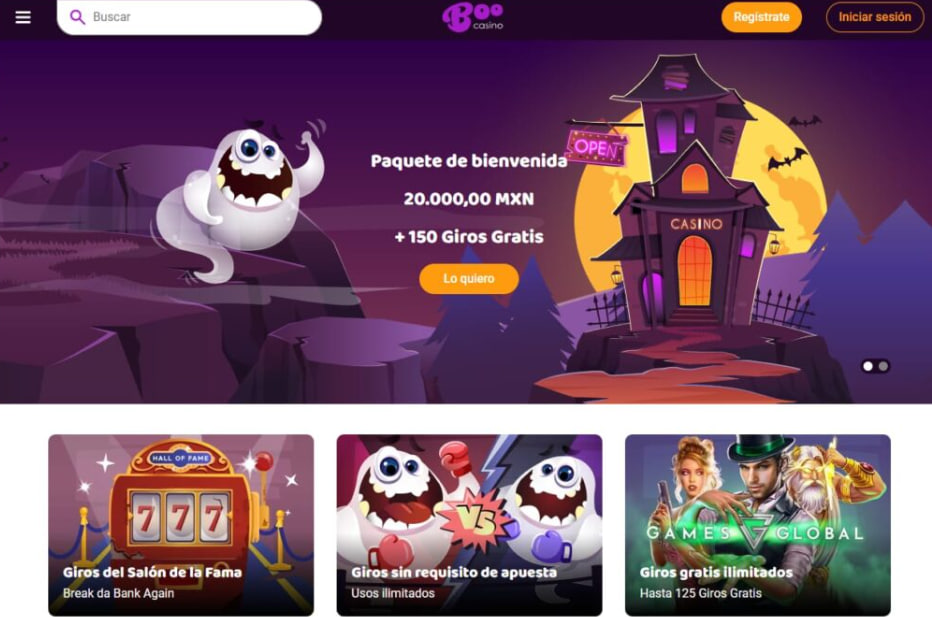 Boo casino Reseña