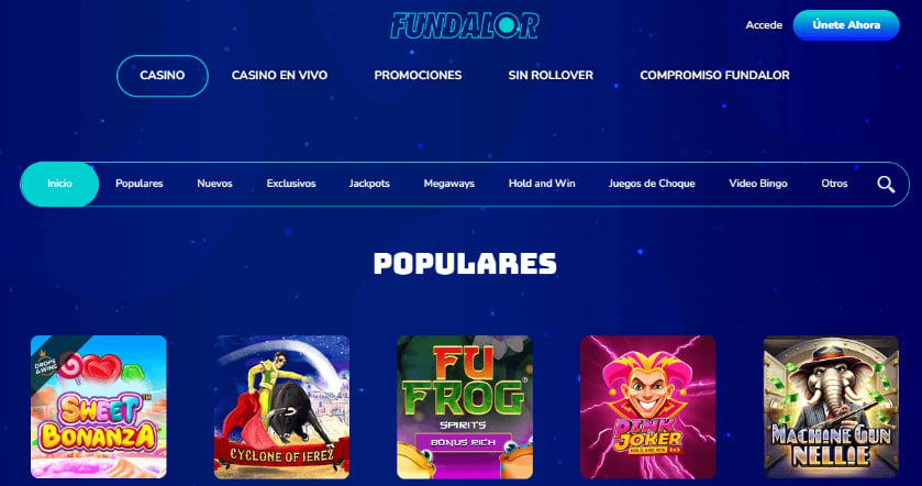 Fundalor casino Reseña