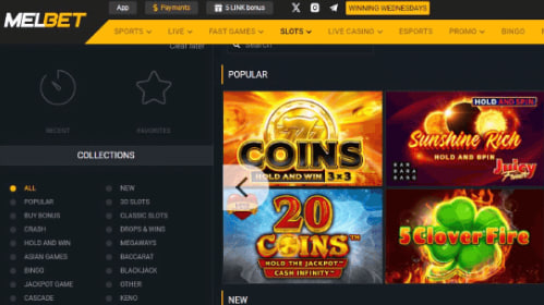 Melbet casino Reseña