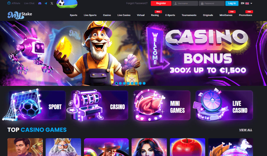 Mystake casino Reseña