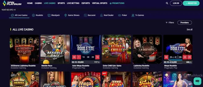 SpinPlatinum casino Reseña