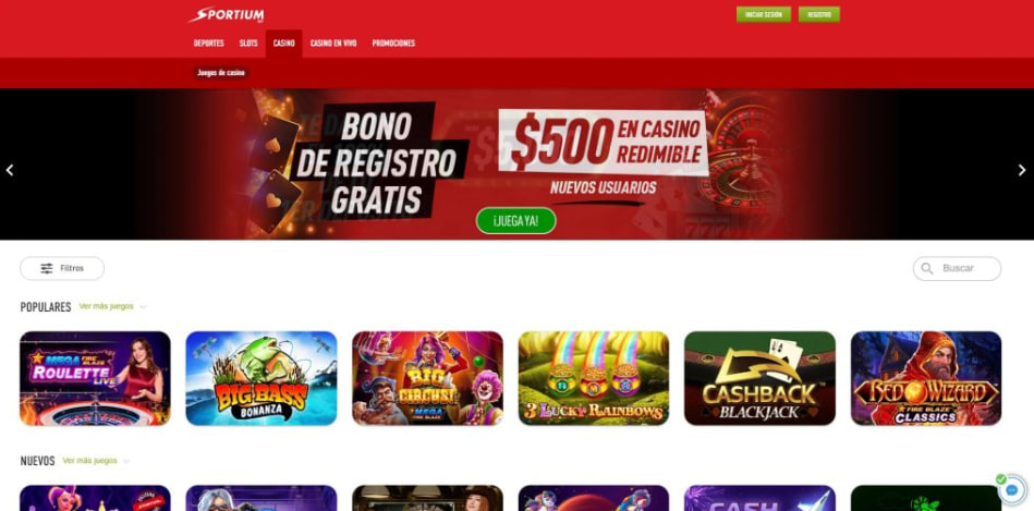 Sportium casino Reseña
